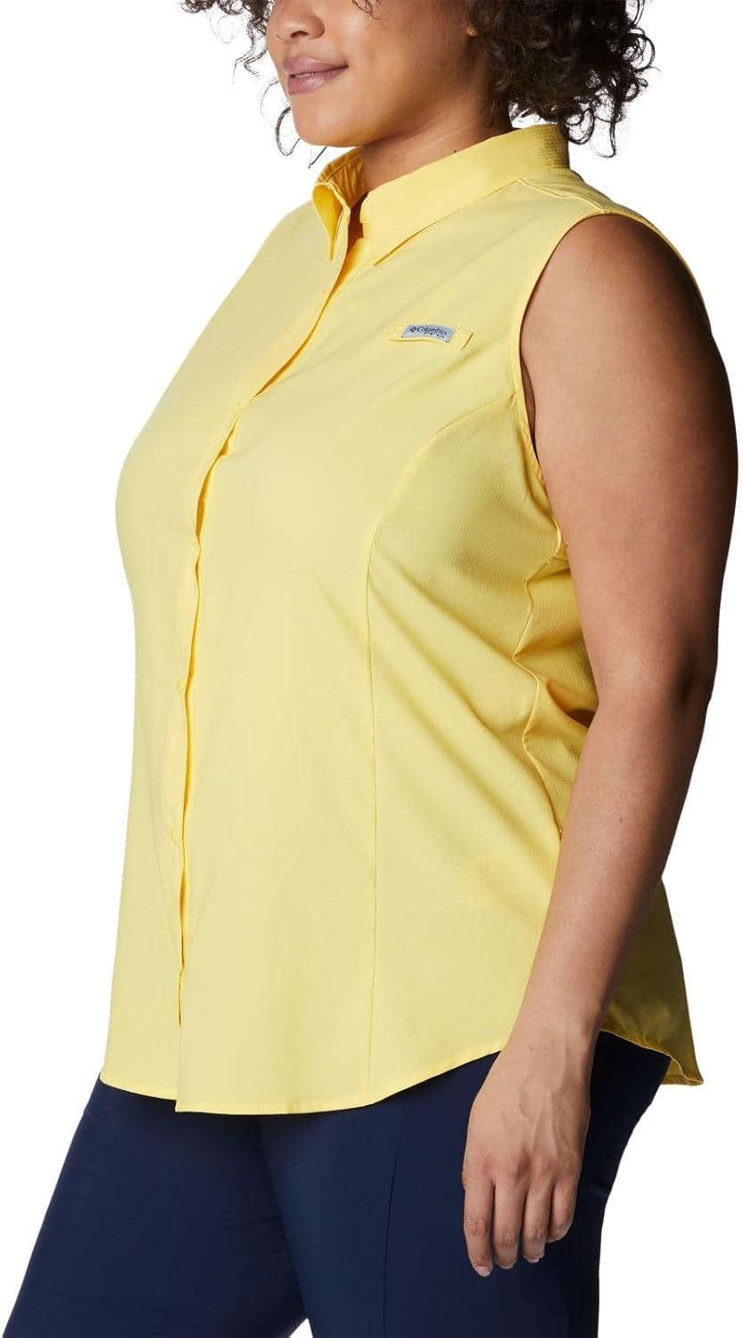 imageColumbia Womens PFG Tamiami Sleeveless ShirtSun Glow