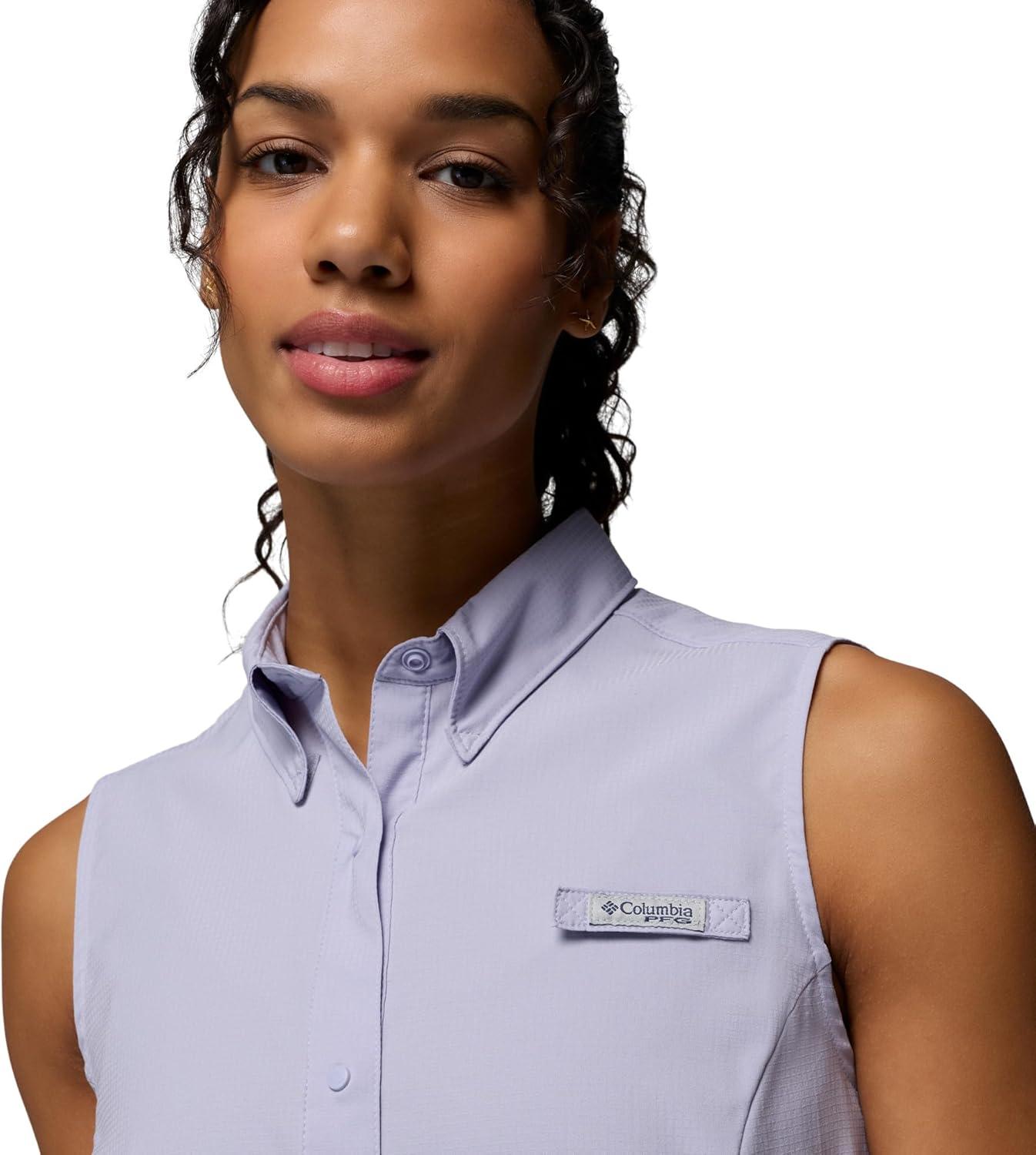 imageColumbia Womens PFG Tamiami Sleeveless ShirtTwilight