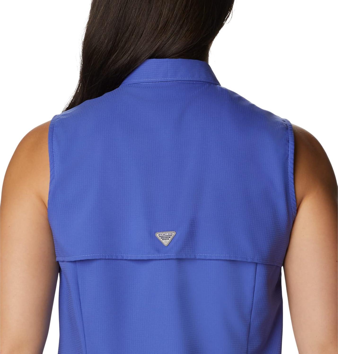 imageColumbia Womens PFG Tamiami Sleeveless ShirtViolet Sea