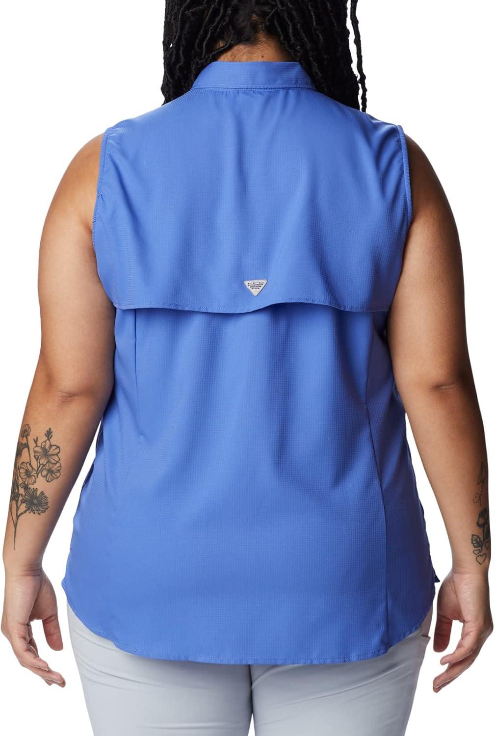 imageColumbia Womens PFG Tamiami Sleeveless ShirtViolet Sea