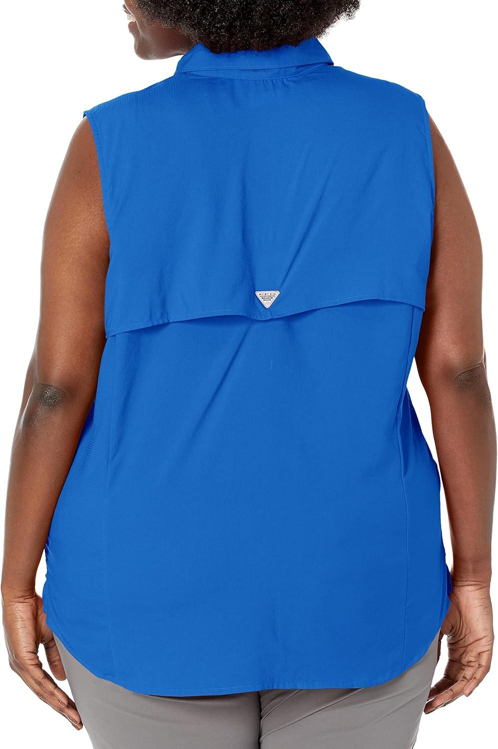 imageColumbia Womens PFG Tamiami Sleeveless ShirtVivid Blue
