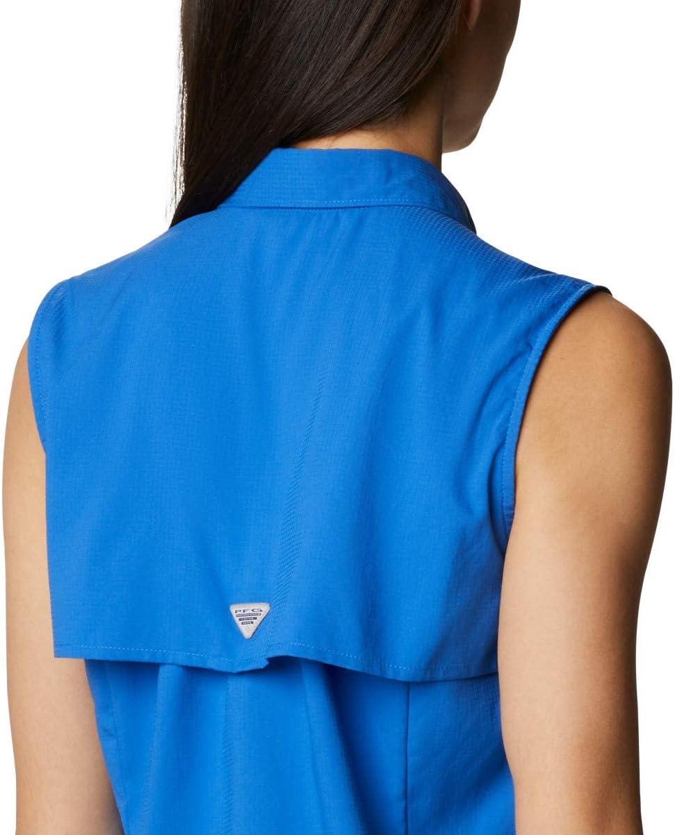 imageColumbia Womens PFG Tamiami Sleeveless ShirtVivid Blue