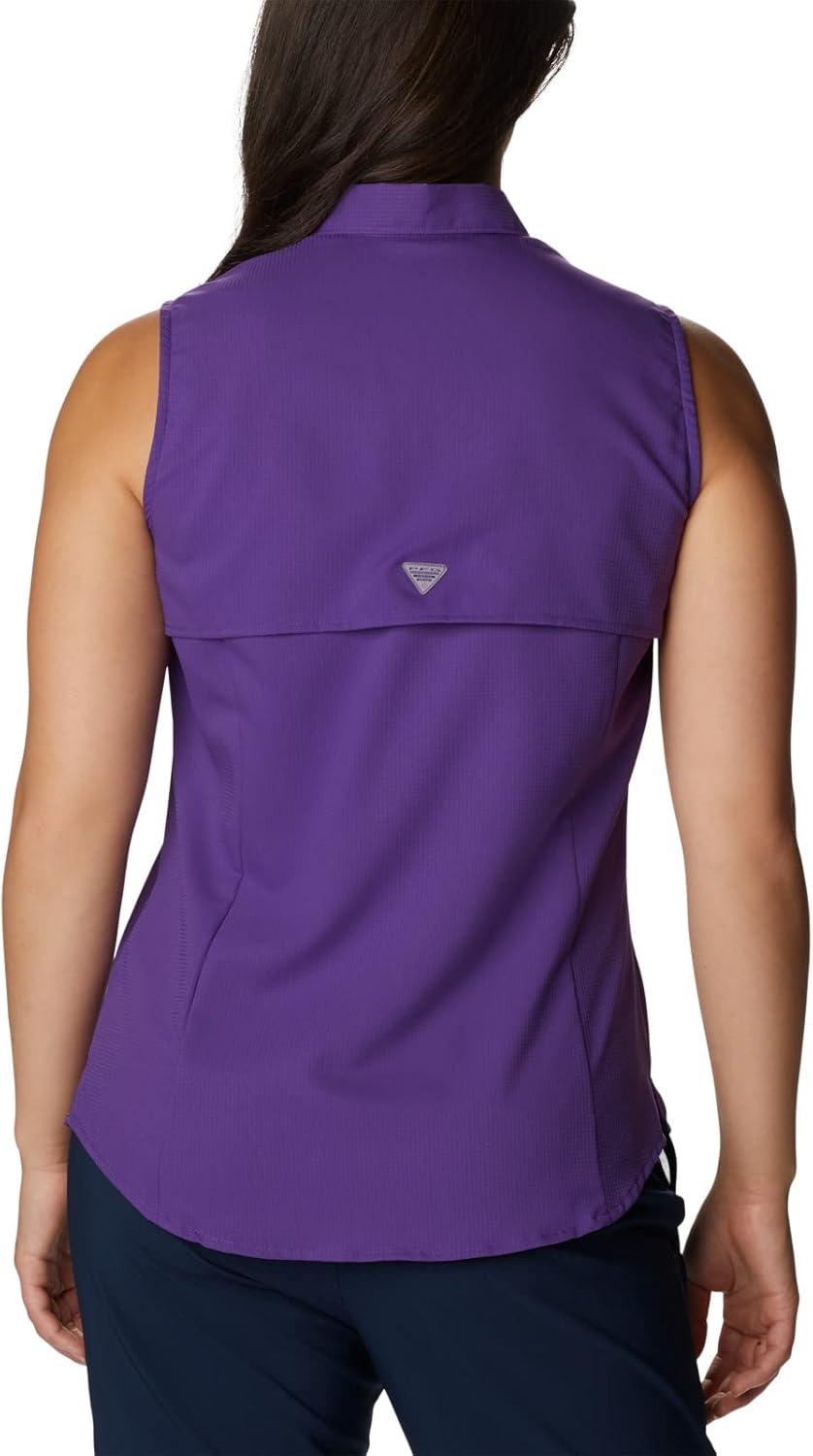 imageColumbia Womens PFG Tamiami Sleeveless ShirtVivid Purple