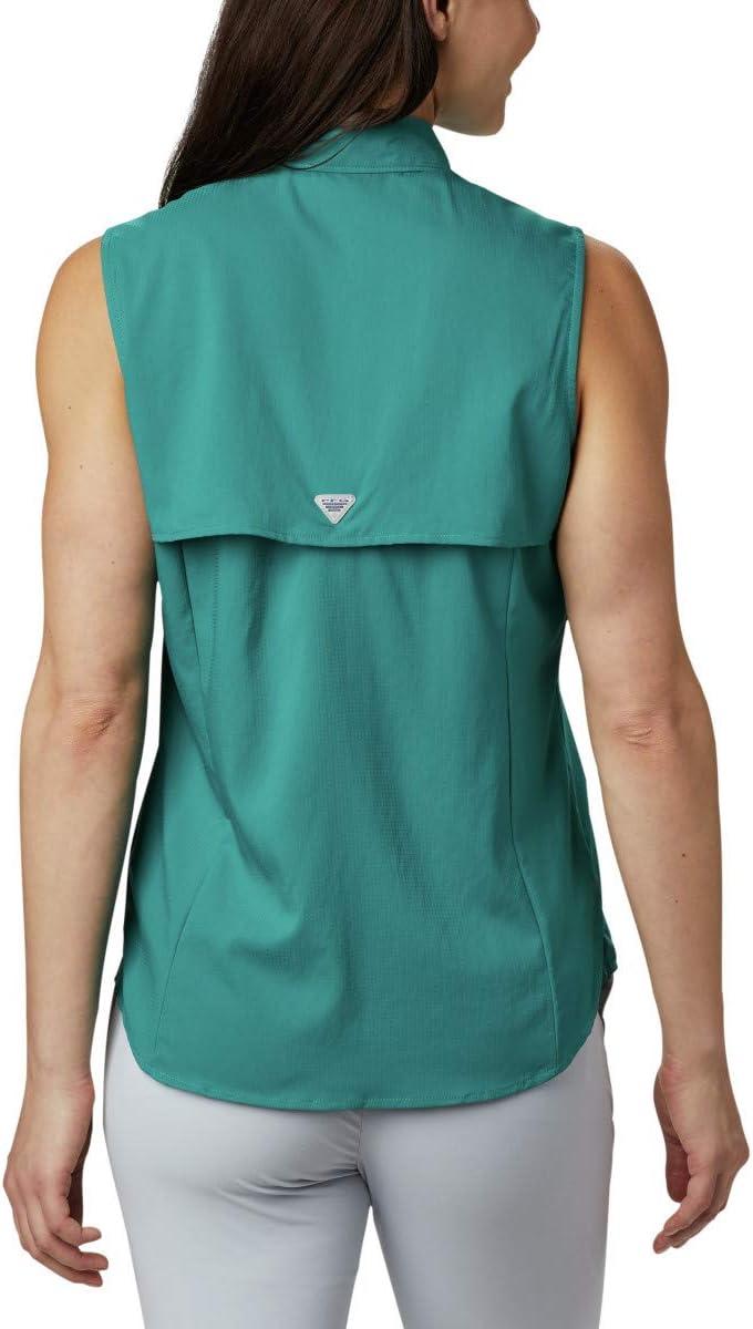imageColumbia Womens PFG Tamiami Sleeveless ShirtWaterfall
