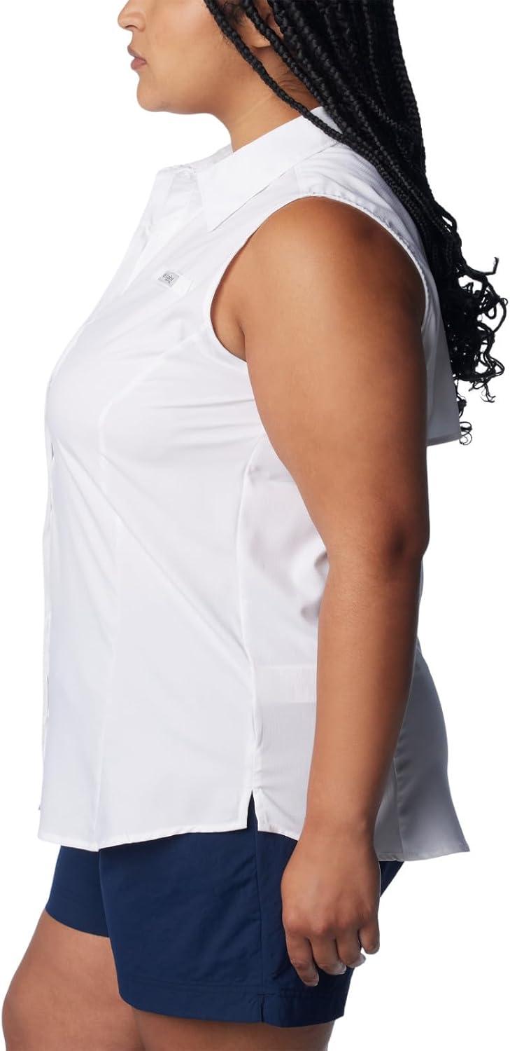 imageColumbia Womens PFG Tamiami Sleeveless ShirtWhite