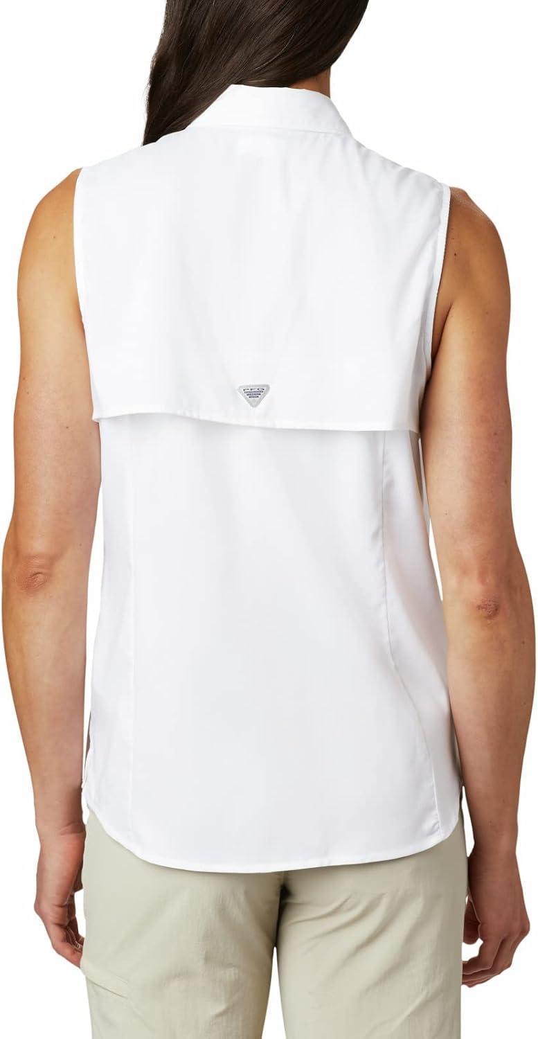 imageColumbia Womens PFG Tamiami Sleeveless ShirtWhite