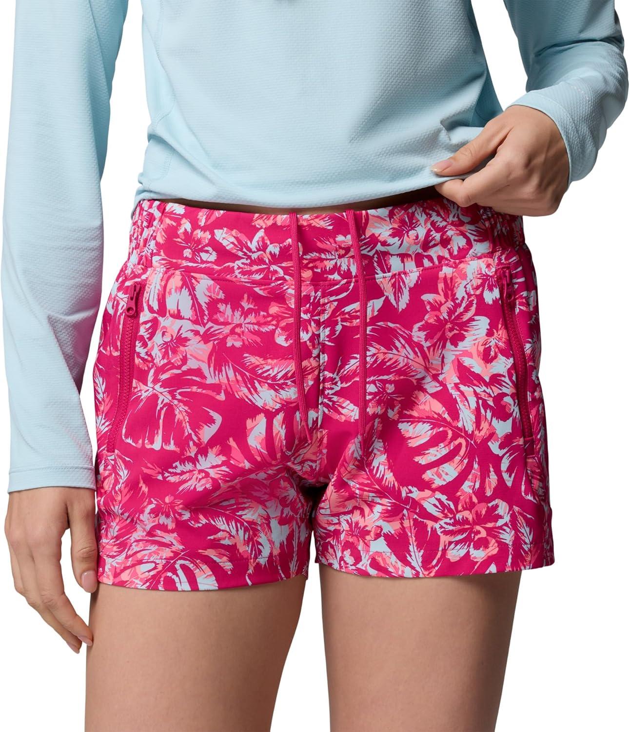 imageColumbia Womens PFG Tidal III ShortGuava PinkVacay Blooms