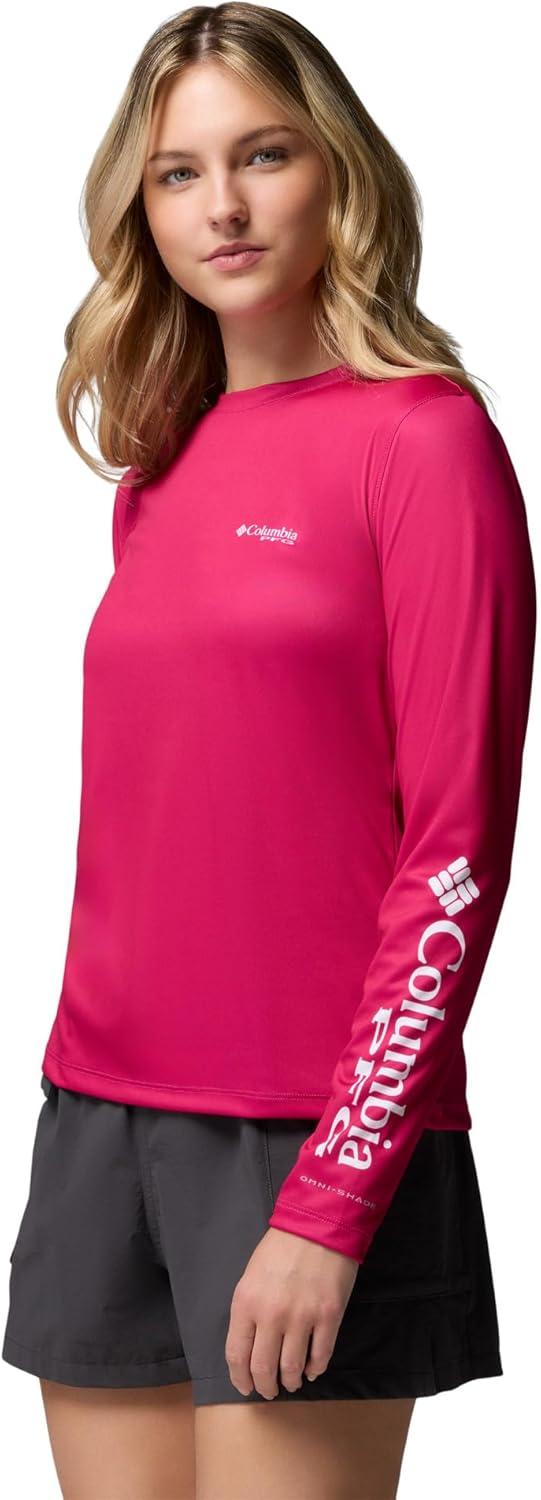 imageColumbia Womens PFG Tidal Tee Original Chill Long SleeveGuava PinkOriginal Chill
