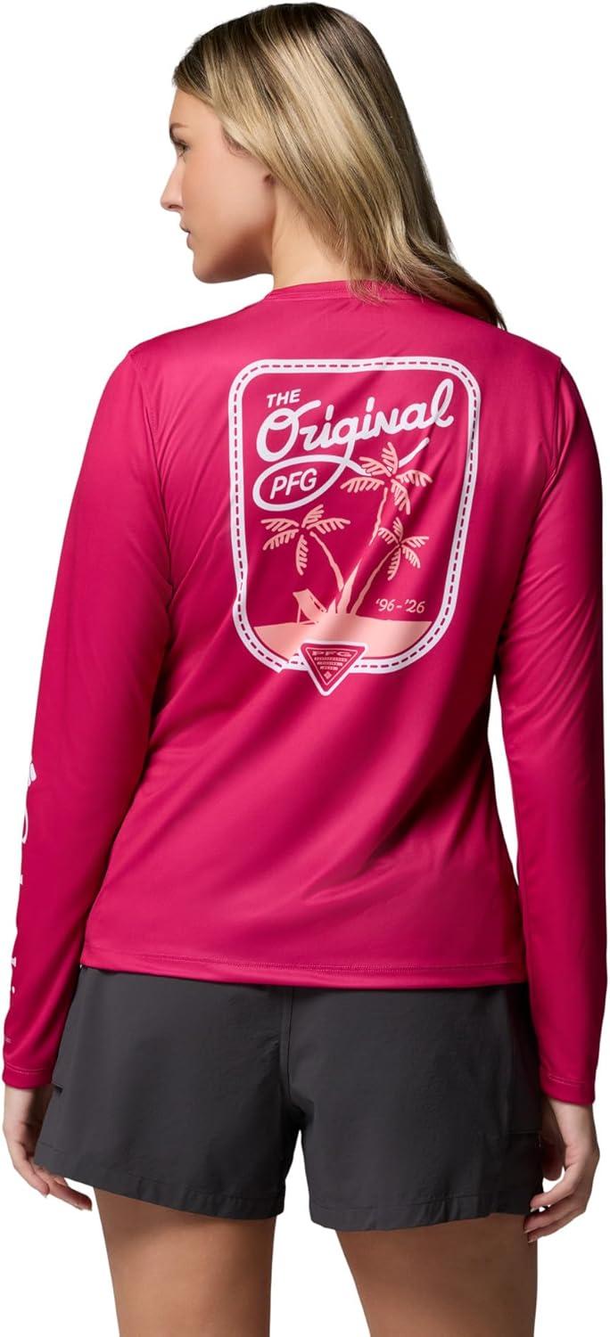 imageColumbia Womens PFG Tidal Tee Original Chill Long SleeveGuava PinkOriginal Chill