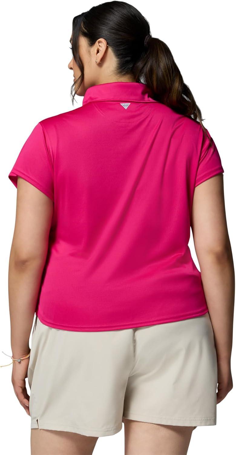 imageColumbia Womens PFG Tidal Tee Short Sleeve PoloGuava Pink
