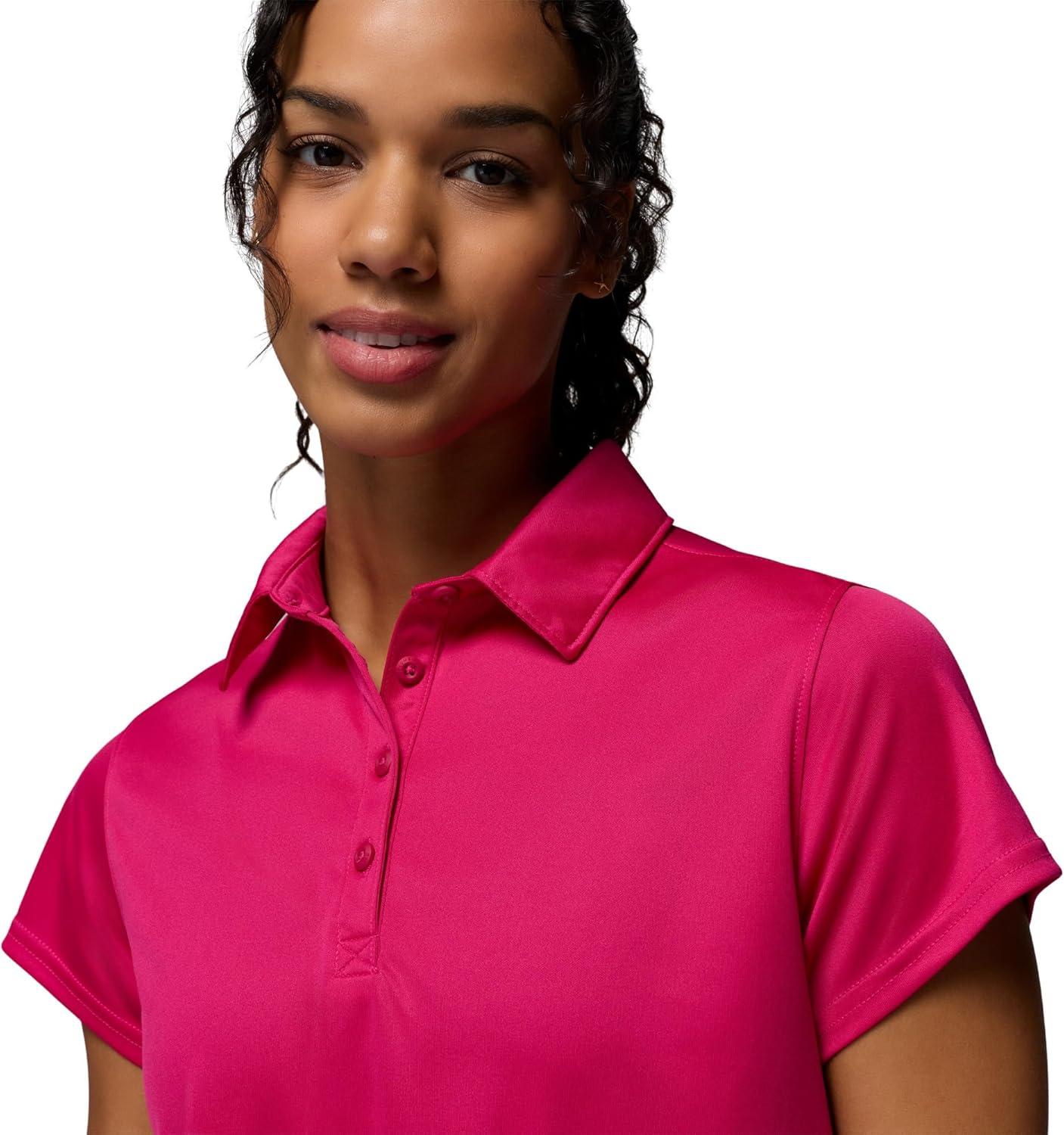 imageColumbia Womens PFG Tidal Tee Short Sleeve PoloGuava Pink