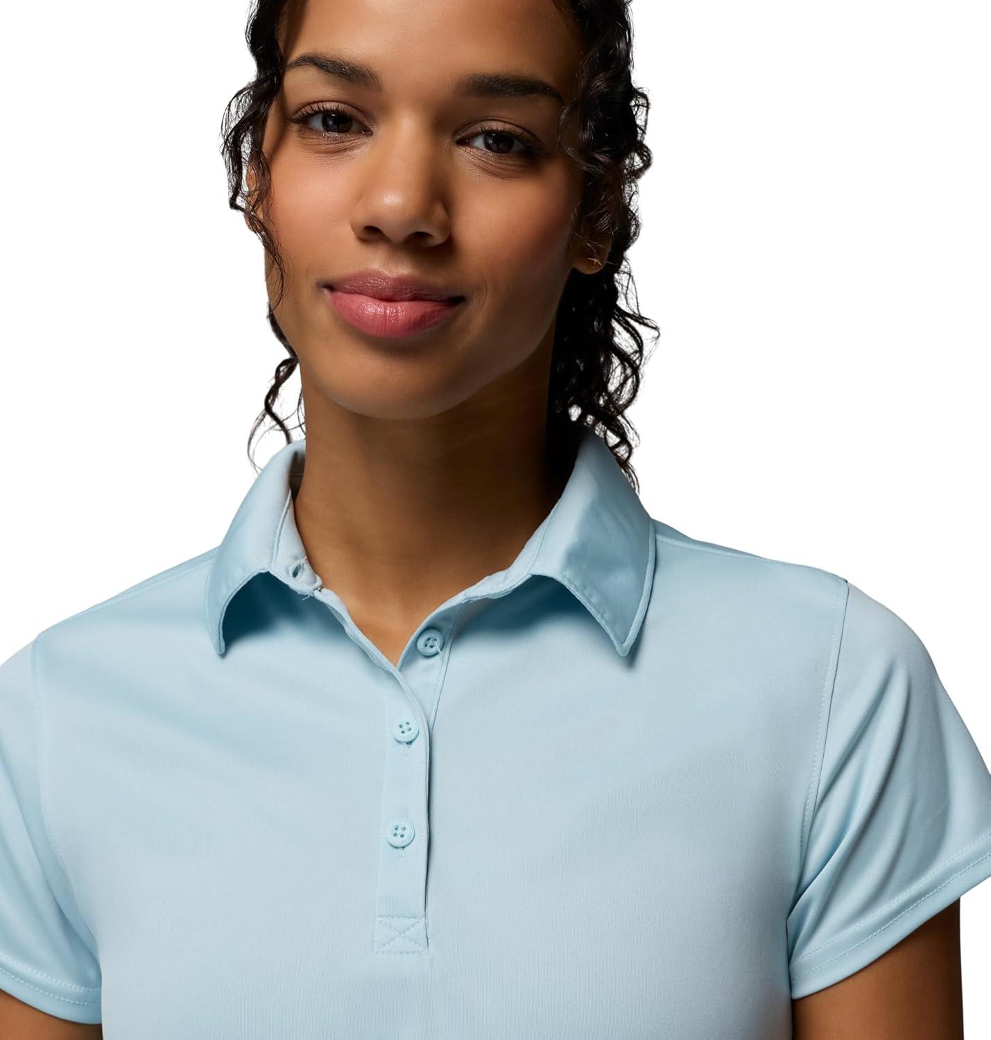 imageColumbia Womens PFG Tidal Tee Short Sleeve PoloMarine Light