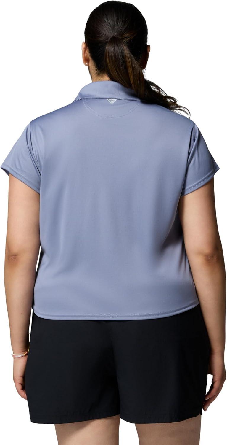 imageColumbia Womens PFG Tidal Tee Short Sleeve PoloNew Moon