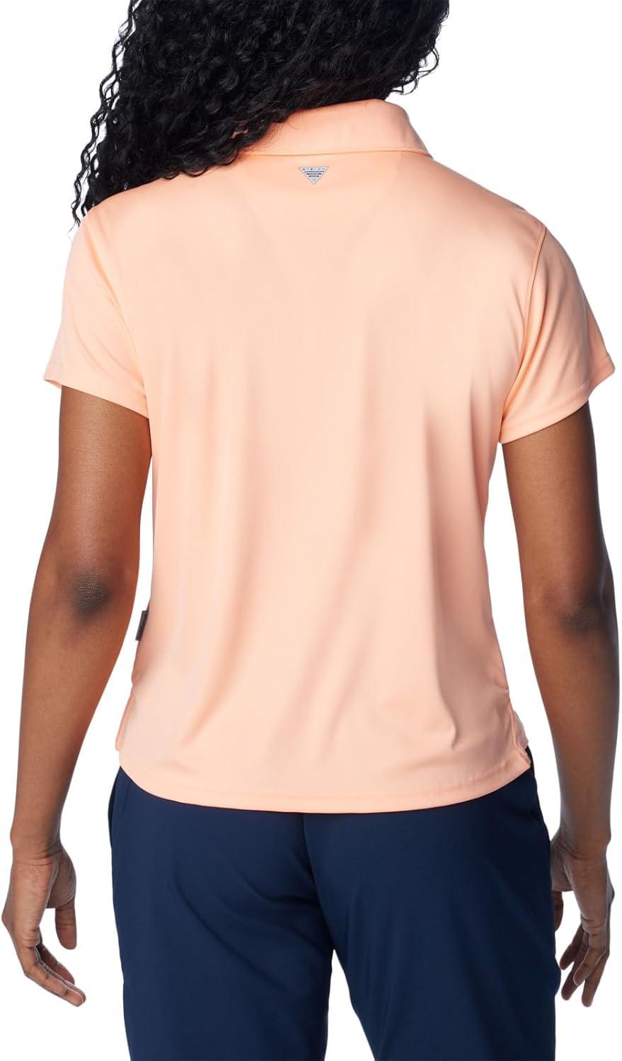 imageColumbia Womens PFG Tidal Tee Short Sleeve PoloTiki Pink