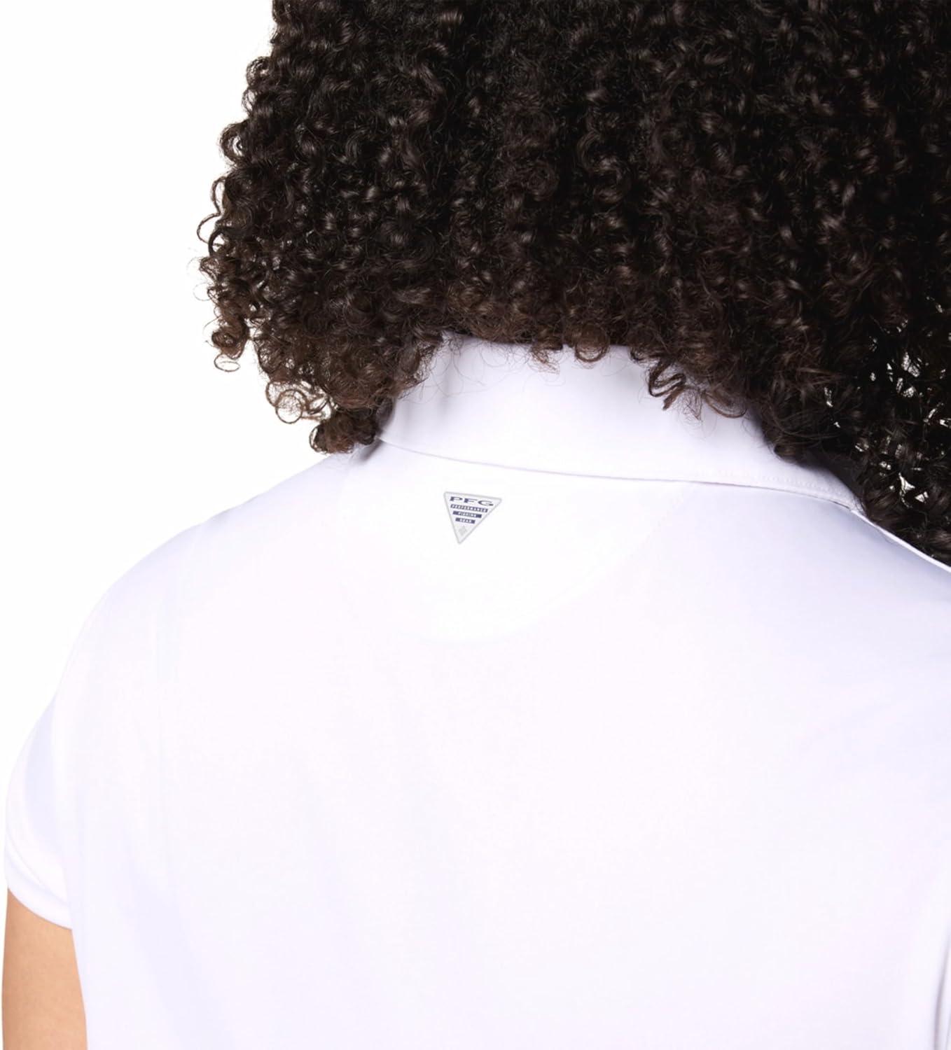 imageColumbia Womens PFG Tidal Tee Short Sleeve PoloWhite