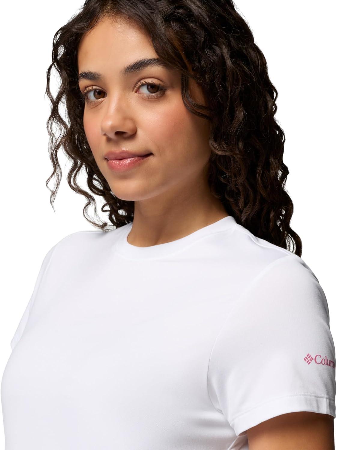 imageColumbia Womens Parsons Point Back Graphic TeeWhiteFloral Fun