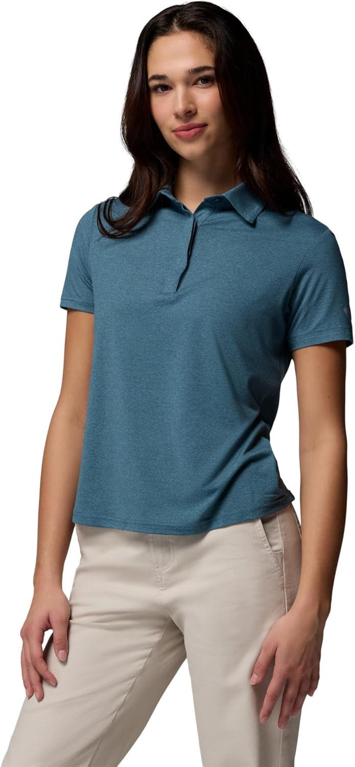 imageColumbia Womens Parsons Point PoloEverblue Heather