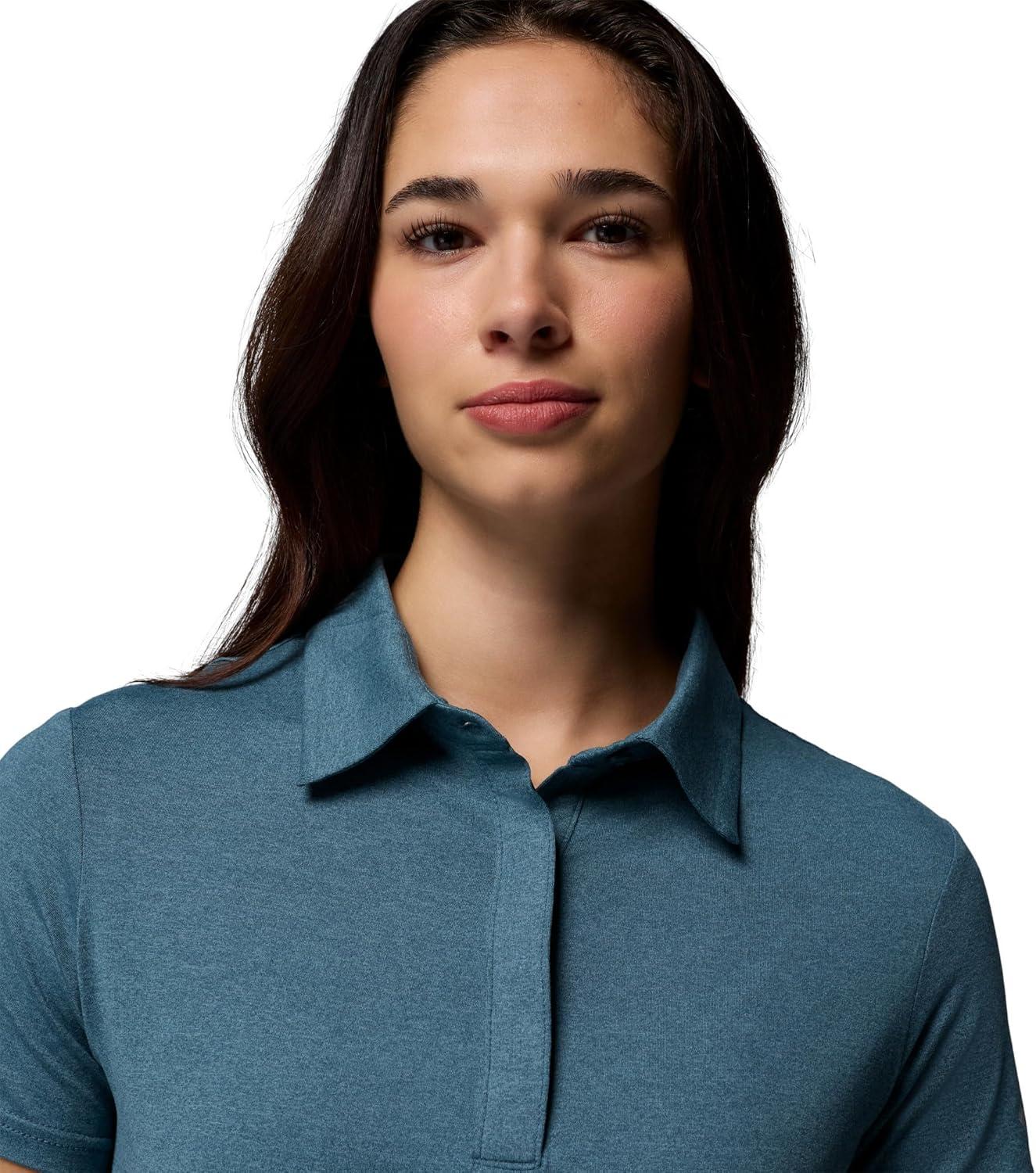 imageColumbia Womens Parsons Point PoloEverblue Heather