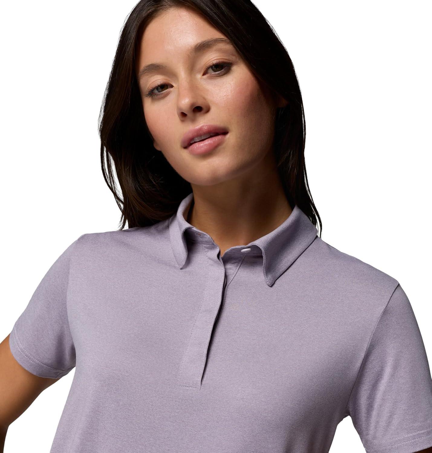 imageColumbia Womens Parsons Point PoloLavender Pearl Heather