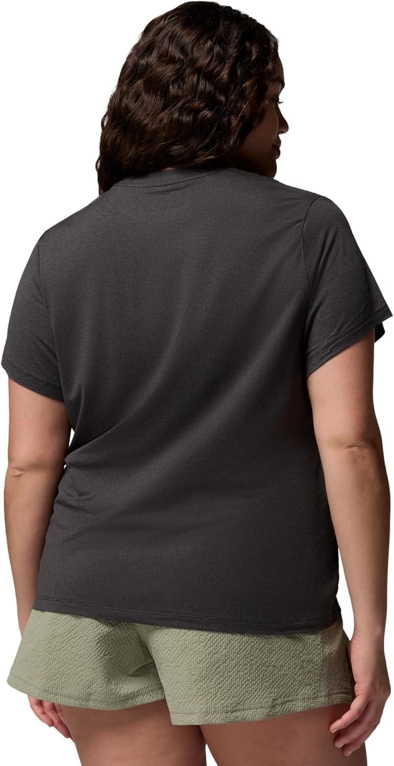 imageColumbia Womens Parsons Point Short Sleeve Logo TeeBlack Heather
