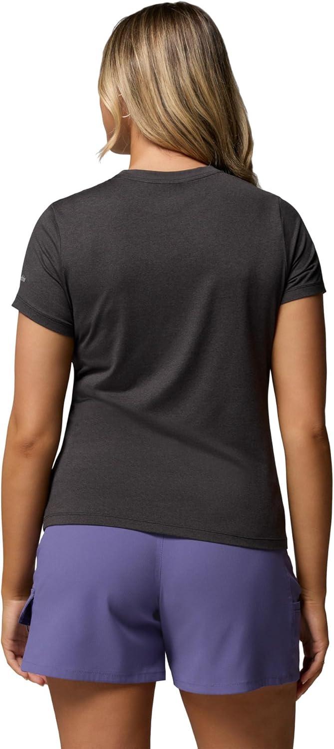 imageColumbia Womens Parsons Point Short Sleeve Logo TeeBlack Heather