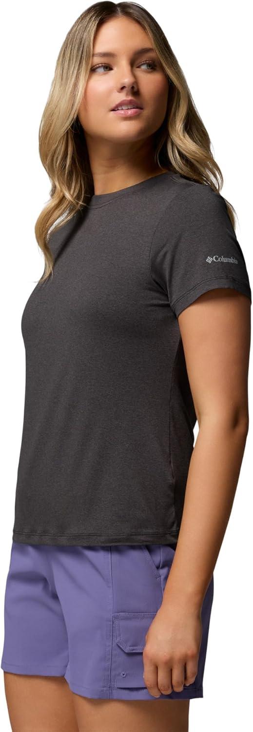 imageColumbia Womens Parsons Point Short Sleeve Logo TeeBlack Heather
