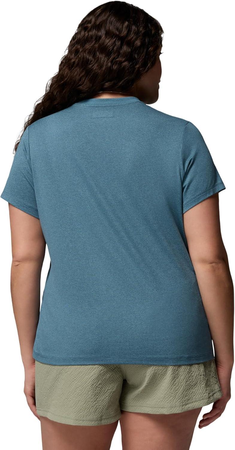 imageColumbia Womens Parsons Point Short Sleeve Logo TeeEverblue Heather