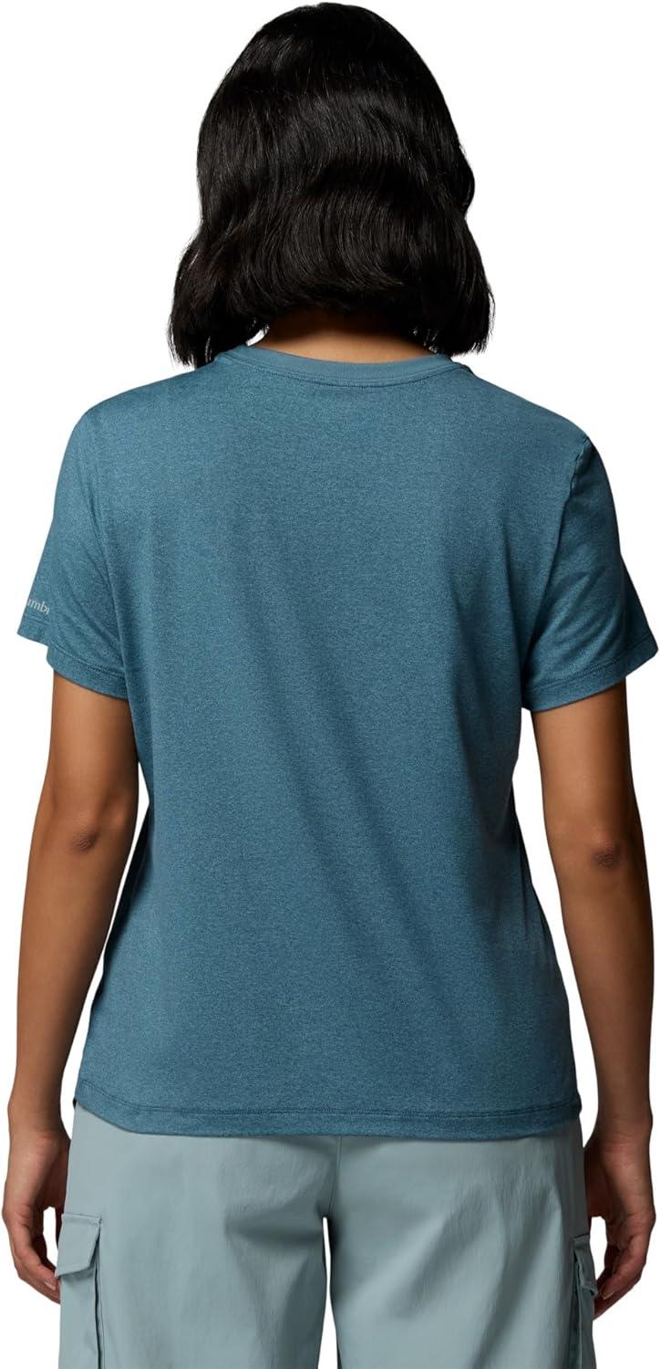 imageColumbia Womens Parsons Point Short Sleeve Logo TeeEverblue Heather