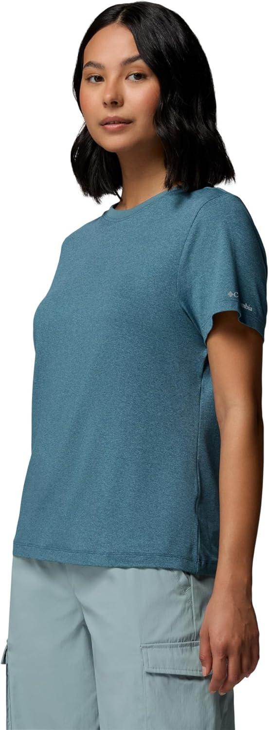 imageColumbia Womens Parsons Point Short Sleeve Logo TeeEverblue Heather