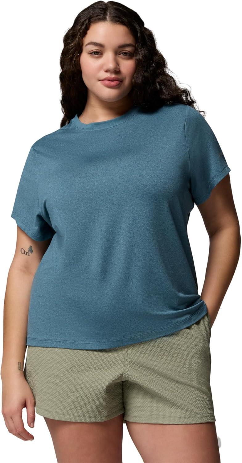 imageColumbia Womens Parsons Point Short Sleeve Logo TeeEverblue Heather
