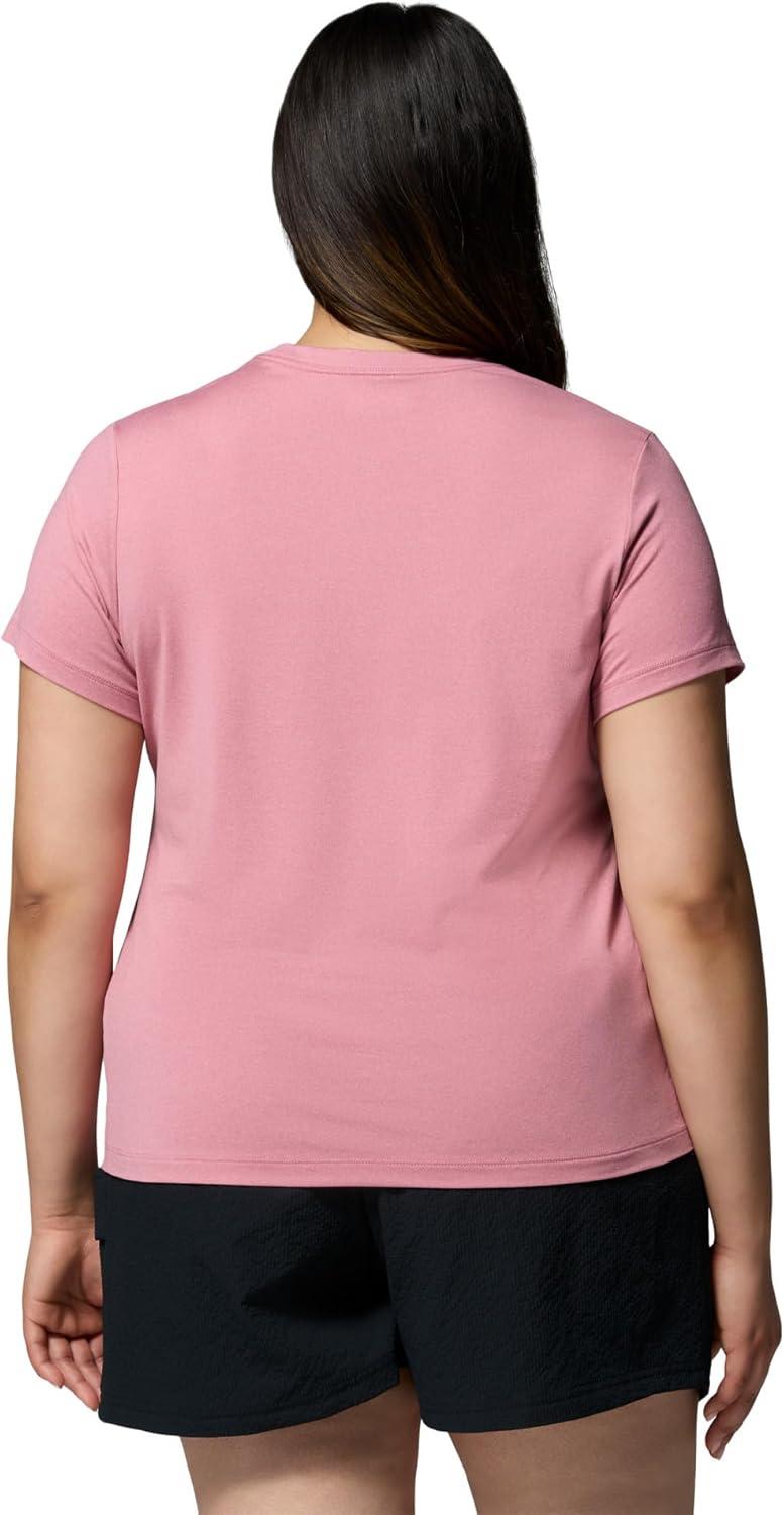 imageColumbia Womens Parsons Point Short Sleeve Logo TeeRosette Heather