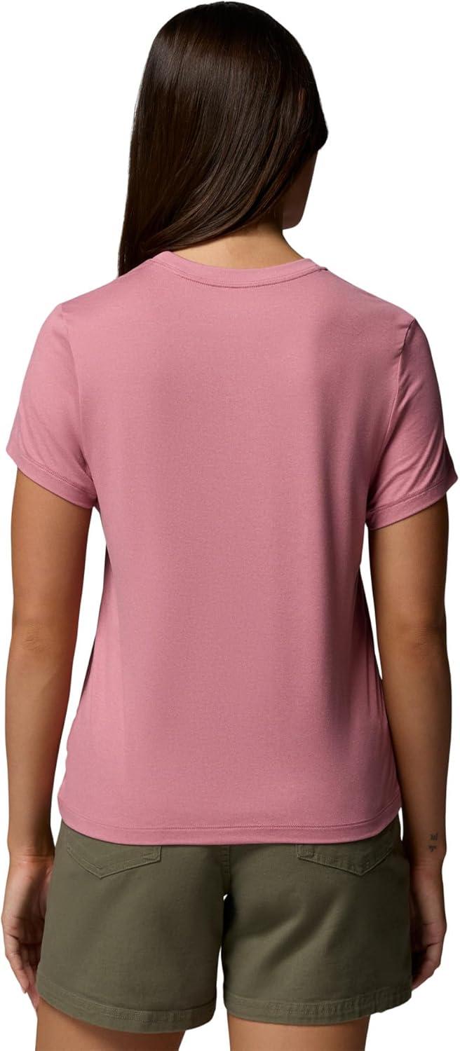 imageColumbia Womens Parsons Point Short Sleeve Logo TeeRosette Heather