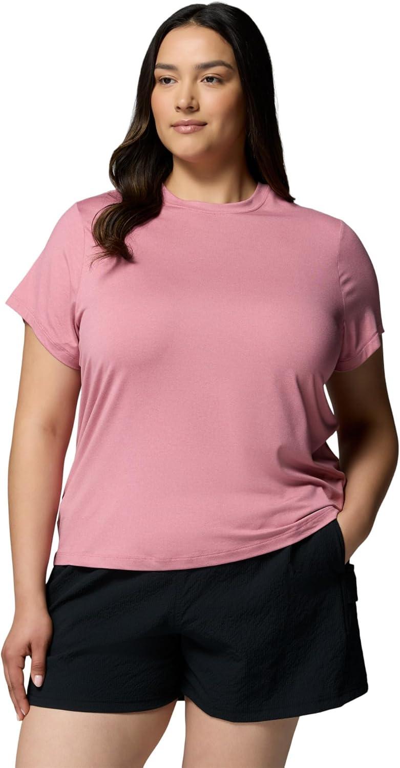 imageColumbia Womens Parsons Point Short Sleeve Logo TeeRosette Heather