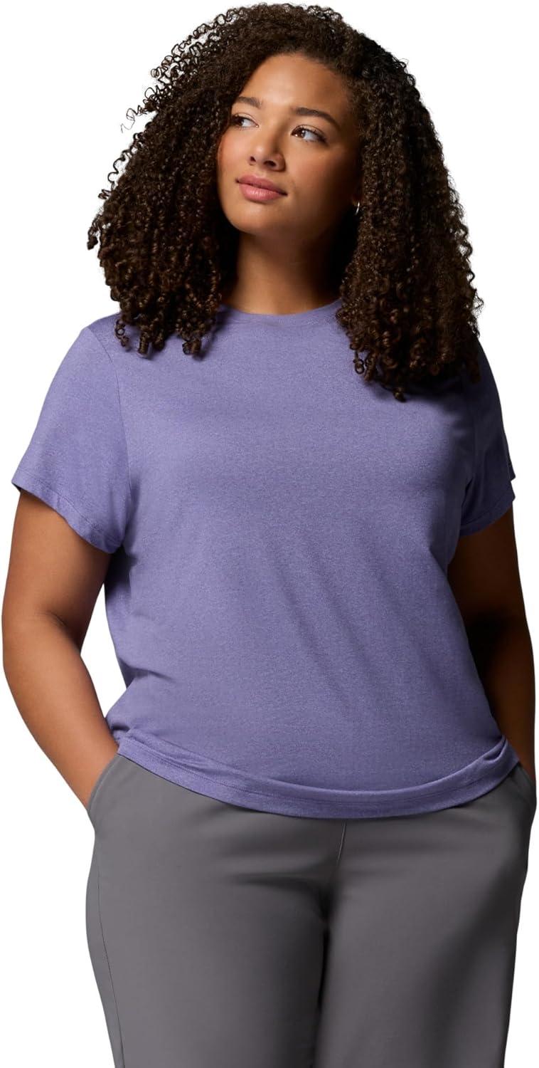 imageColumbia Womens Parsons Point Short Sleeve Logo TeeStormwatch Heather