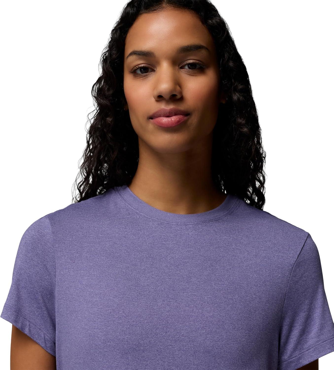 imageColumbia Womens Parsons Point Short Sleeve Logo TeeStormwatch Heather