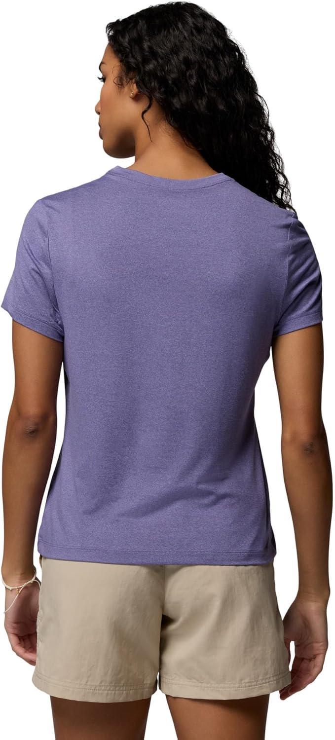 imageColumbia Womens Parsons Point Short Sleeve Logo TeeStormwatch Heather