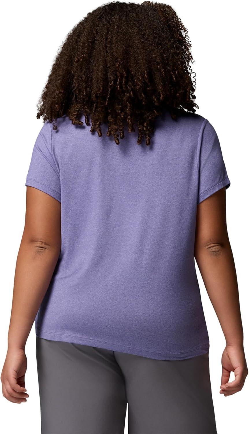 imageColumbia Womens Parsons Point Short Sleeve Logo TeeStormwatch Heather