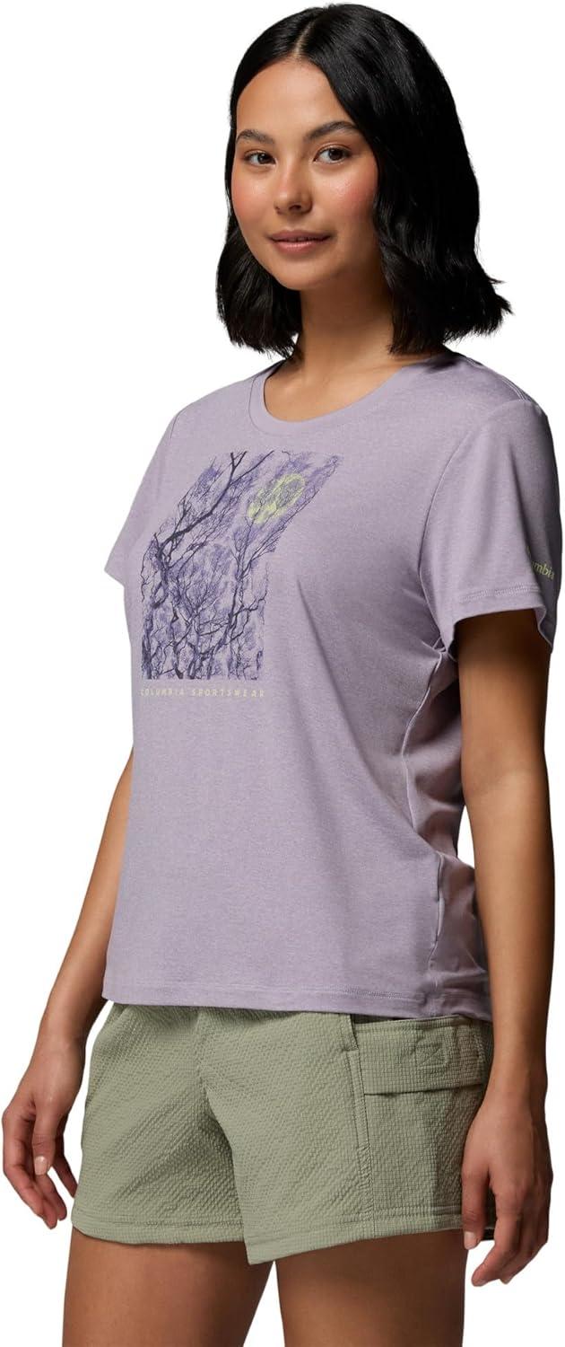 imageColumbia Womens Parsons Point Short Sleeve Scoop TeeLavender Pearl HeatherCanopy View