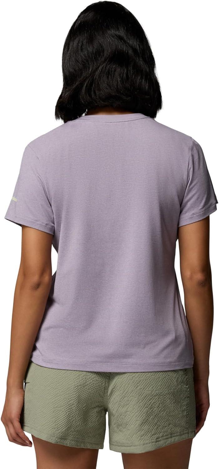 imageColumbia Womens Parsons Point Short Sleeve Scoop TeeLavender Pearl HeatherCanopy View