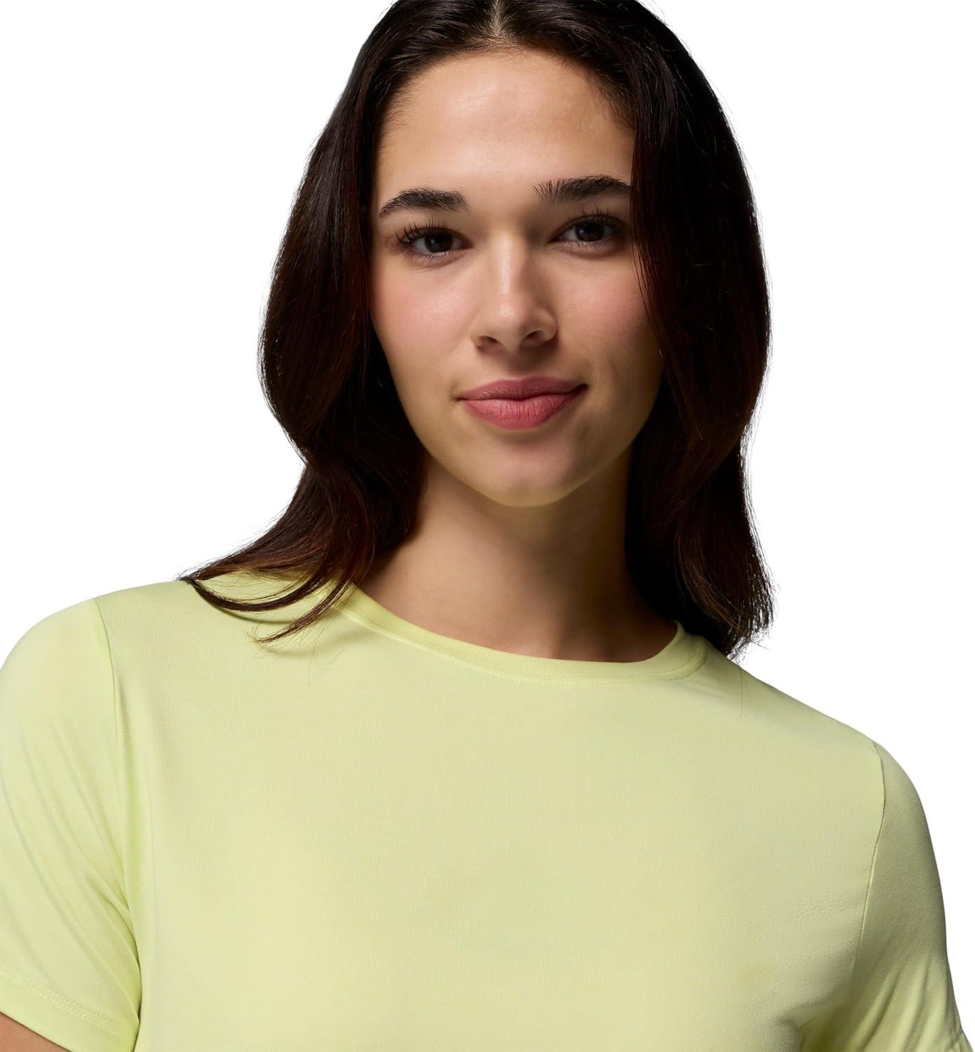 imageColumbia Womens Parsons Point Short Sleeve TeeCitron Haze Heather