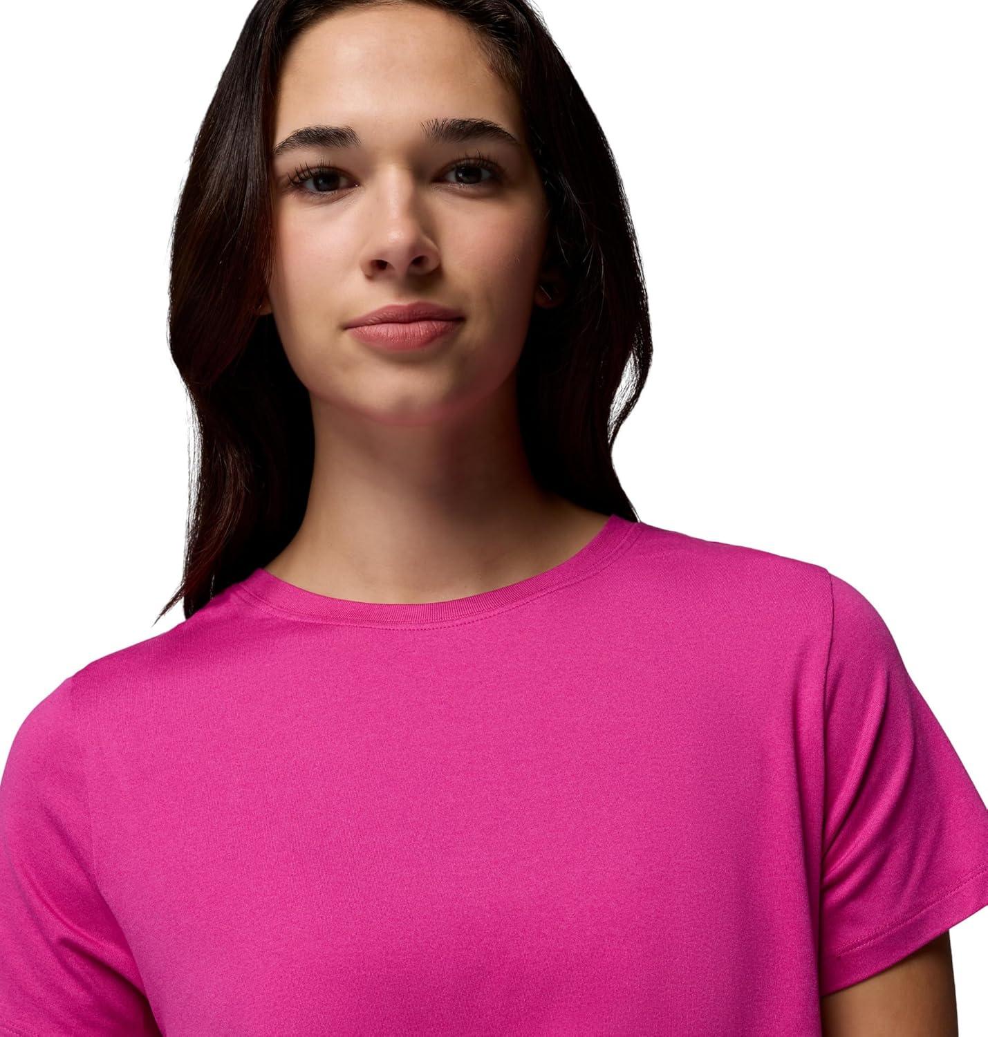 imageColumbia Womens Parsons Point Short Sleeve TeeFuchsia Heather