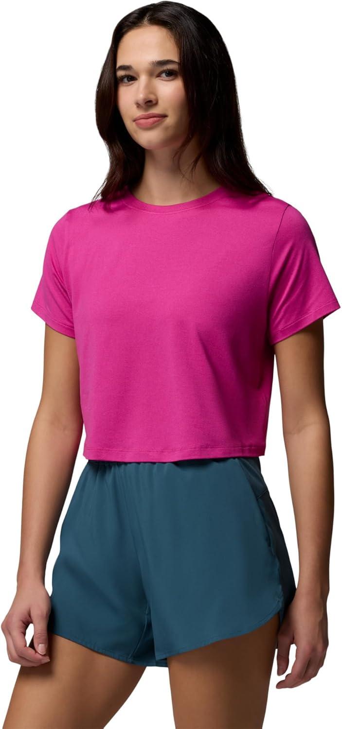imageColumbia Womens Parsons Point Short Sleeve TeeFuchsia Heather