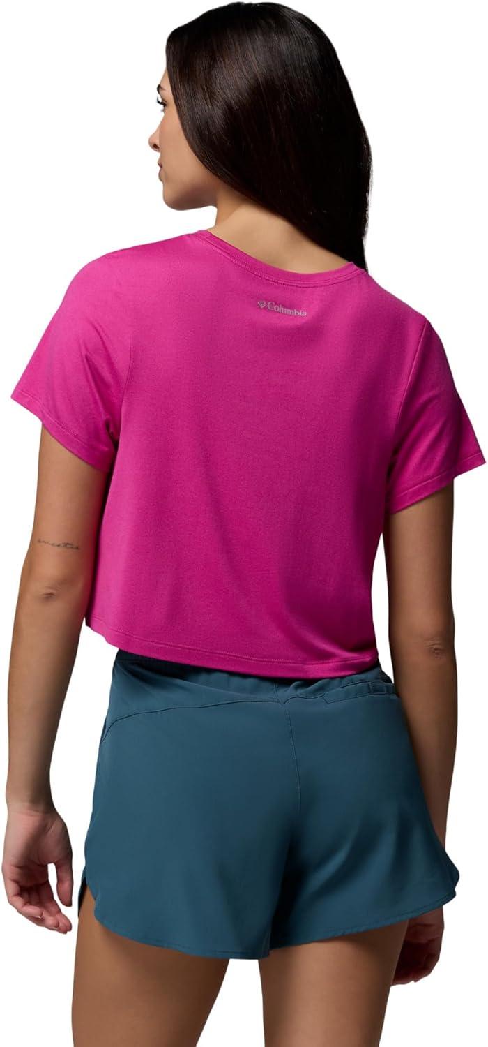 imageColumbia Womens Parsons Point Short Sleeve TeeFuchsia Heather