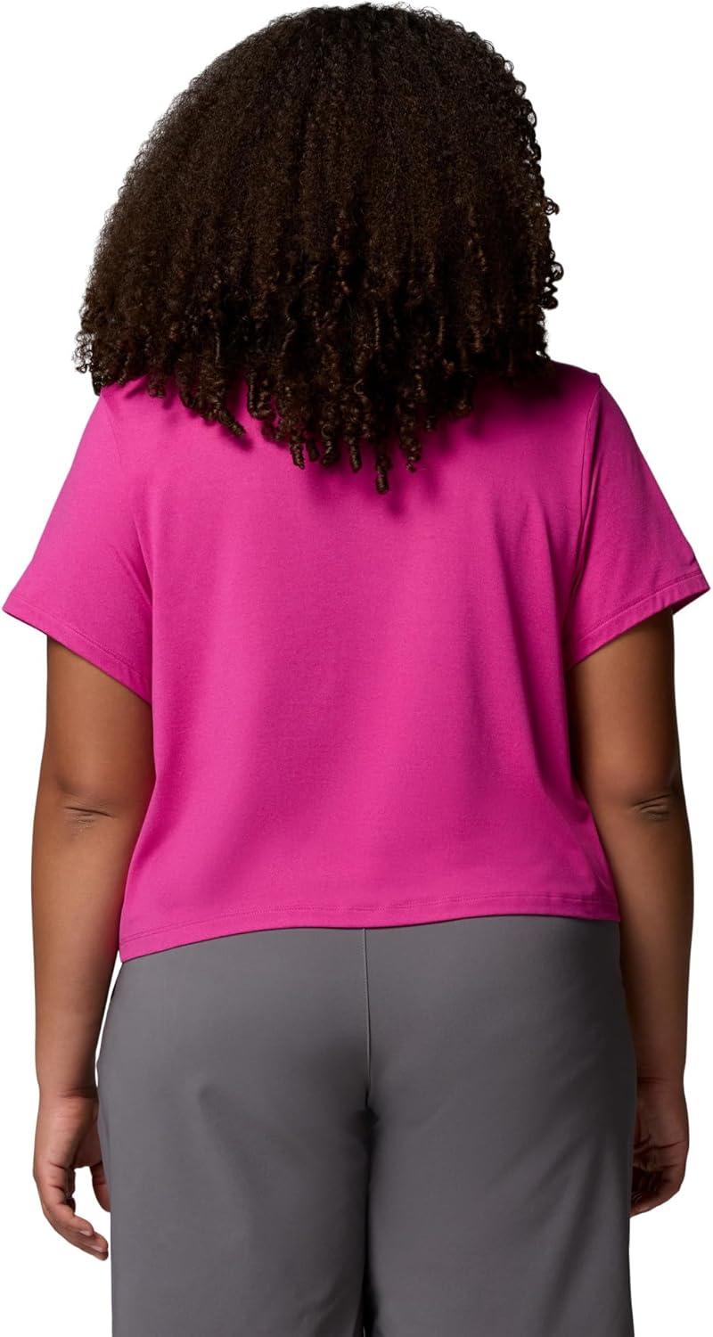 imageColumbia Womens Parsons Point Short Sleeve TeeFuchsia Heather