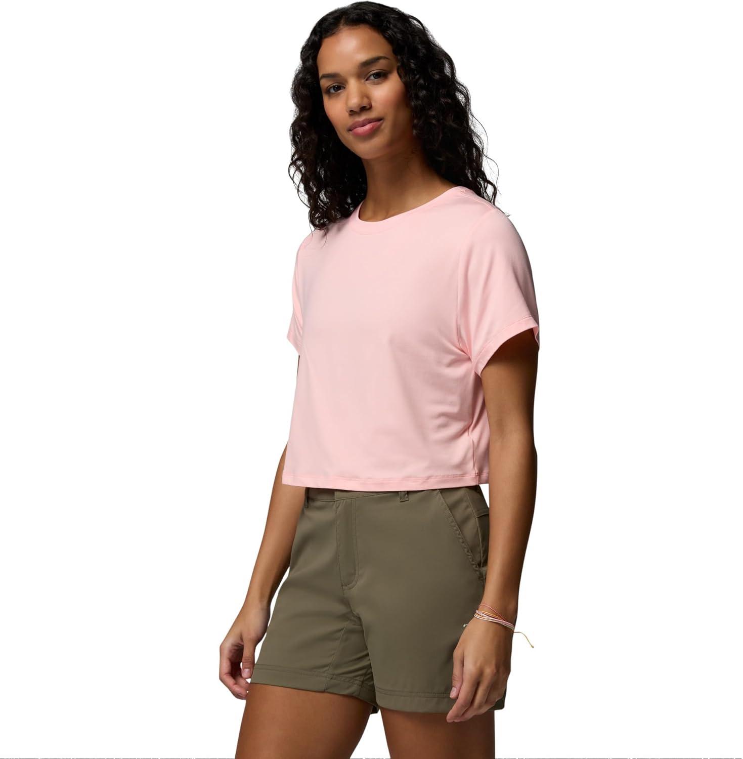 imageColumbia Womens Parsons Point Short Sleeve TeePink Sand Heather