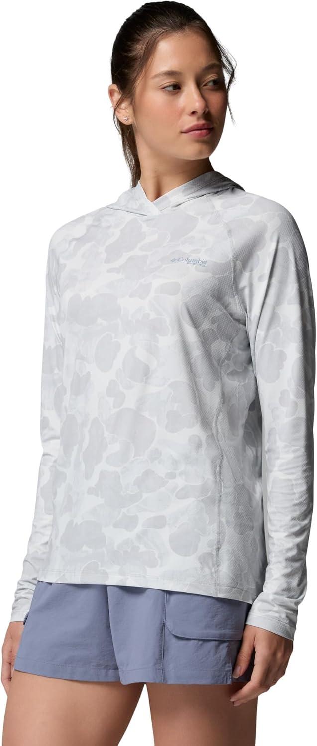 imageColumbia Womens Pfg Super Solar Stream II HoodieCool Grey Deltawoods