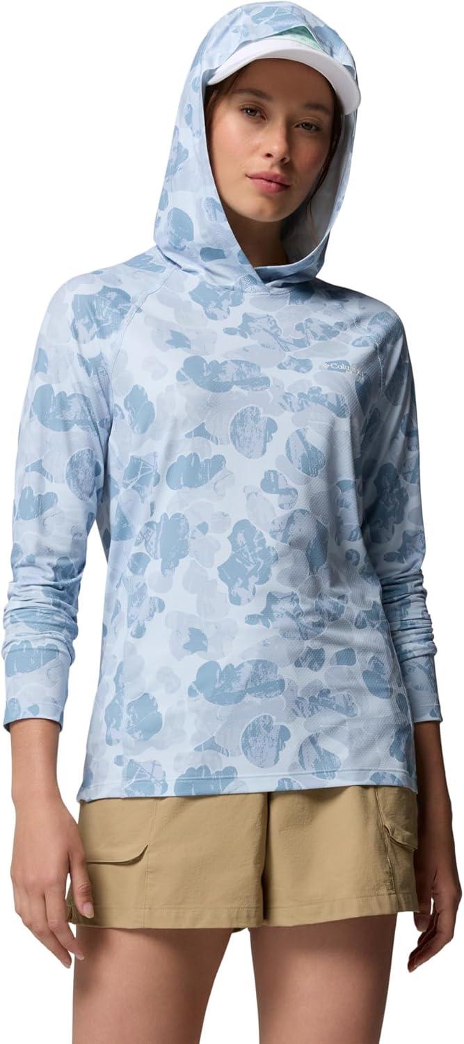 imageColumbia Womens Pfg Super Solar Stream II HoodieDark Mirage Deltawoods