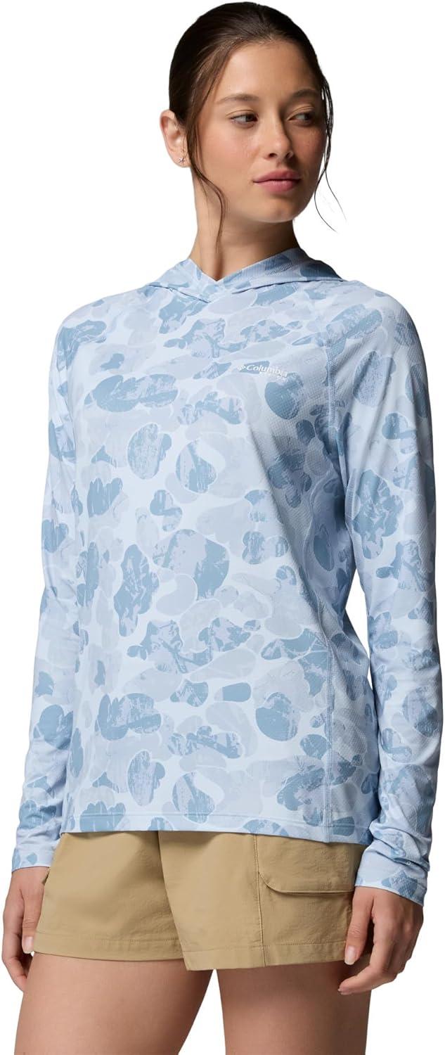 imageColumbia Womens Pfg Super Solar Stream II HoodieDark Mirage Deltawoods