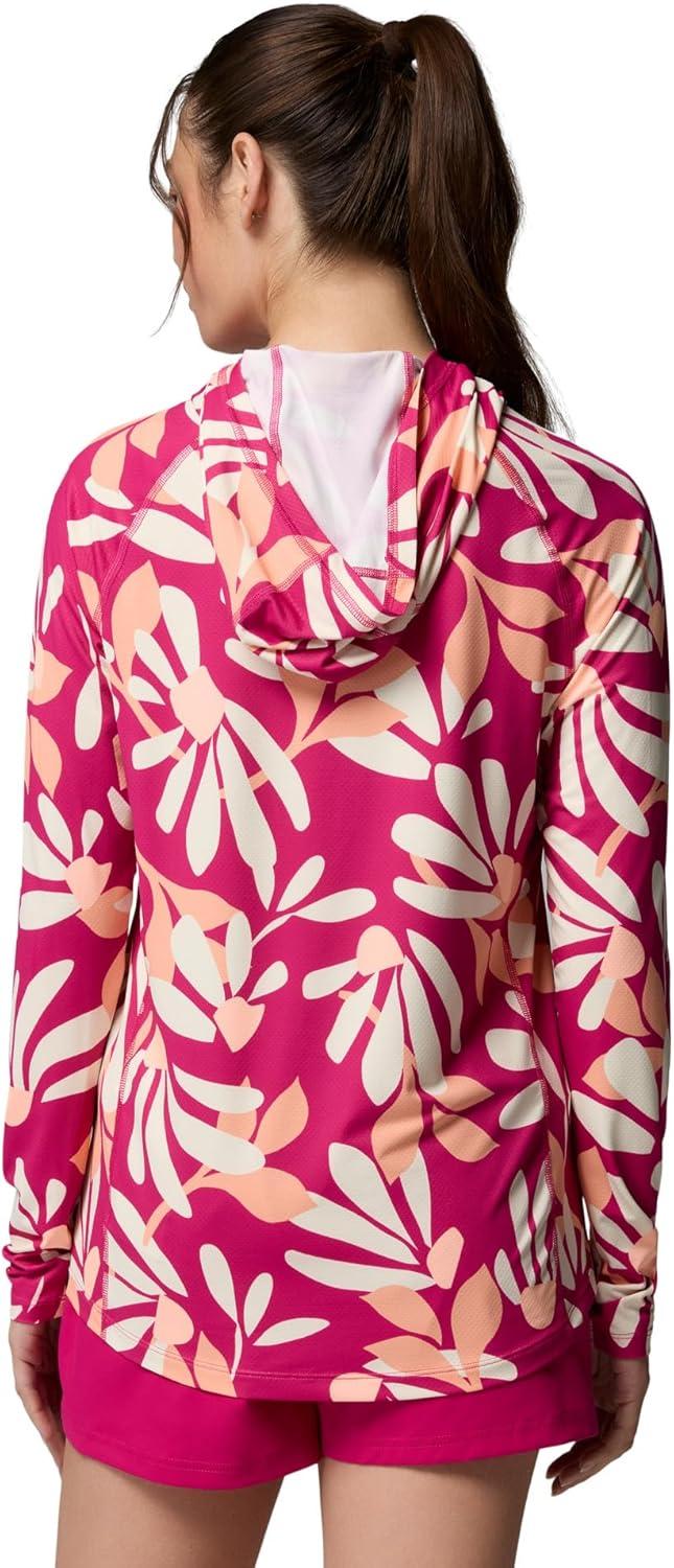 imageColumbia Womens Pfg Super Solar Stream II HoodieGuava PinkPetals