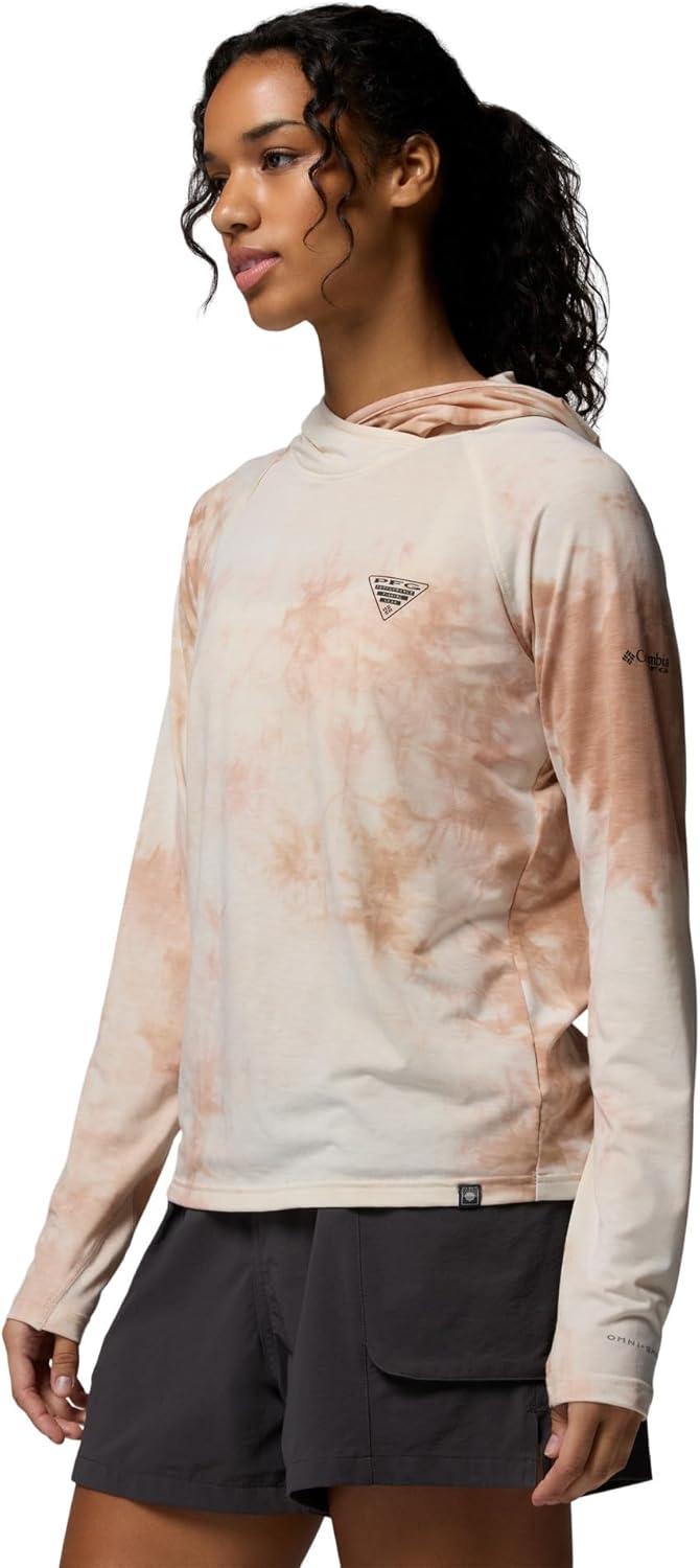 imageColumbia Womens Pfg Uncharted II Cloud HoodieDark StoneCloud Dye